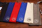 Clubs and Sticks Embroidered Waffle Golf Towels