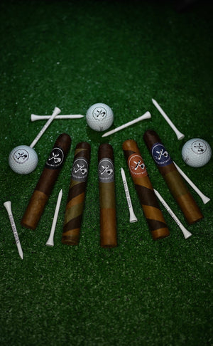 Ultimate Cigar Golf Round Pack! PREMIUM Multi-Rapped Nicaraguan Cigars
