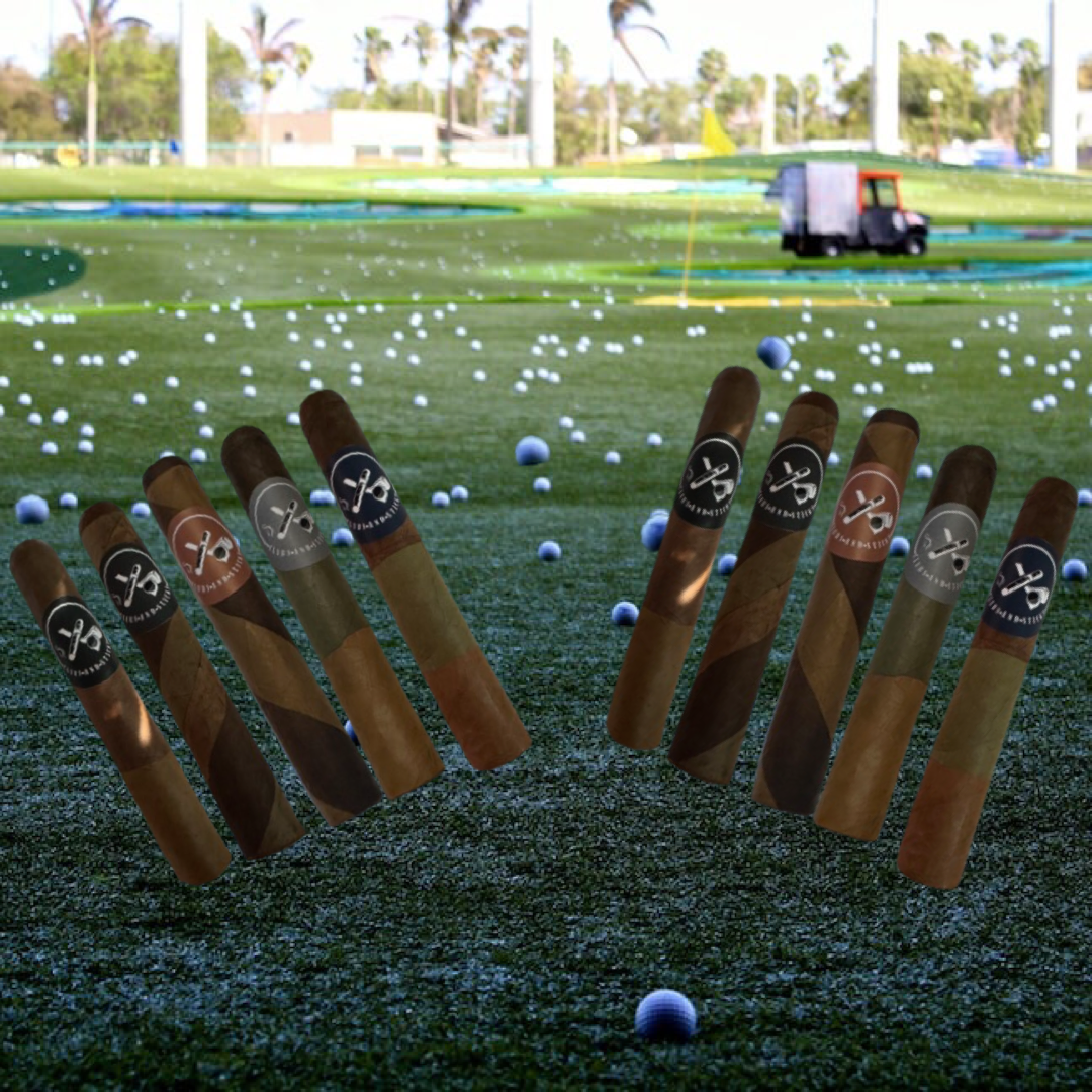 Ultimate Cigar Golf Round Pack! PREMIUM Multi-Rapped Nicaraguan Cigars