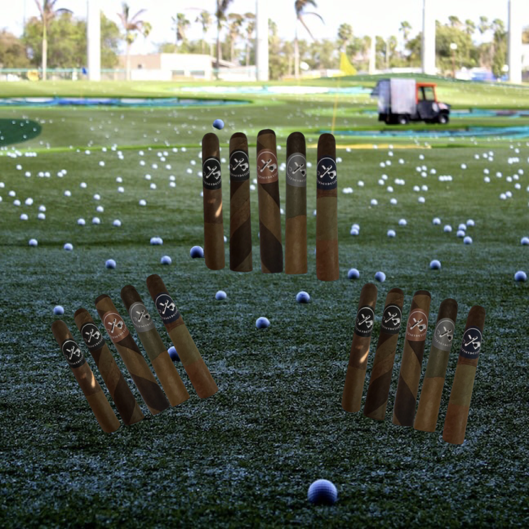 Ultimate Cigar Golf Round Pack! PREMIUM Multi-Rapped Nicaraguan Cigars