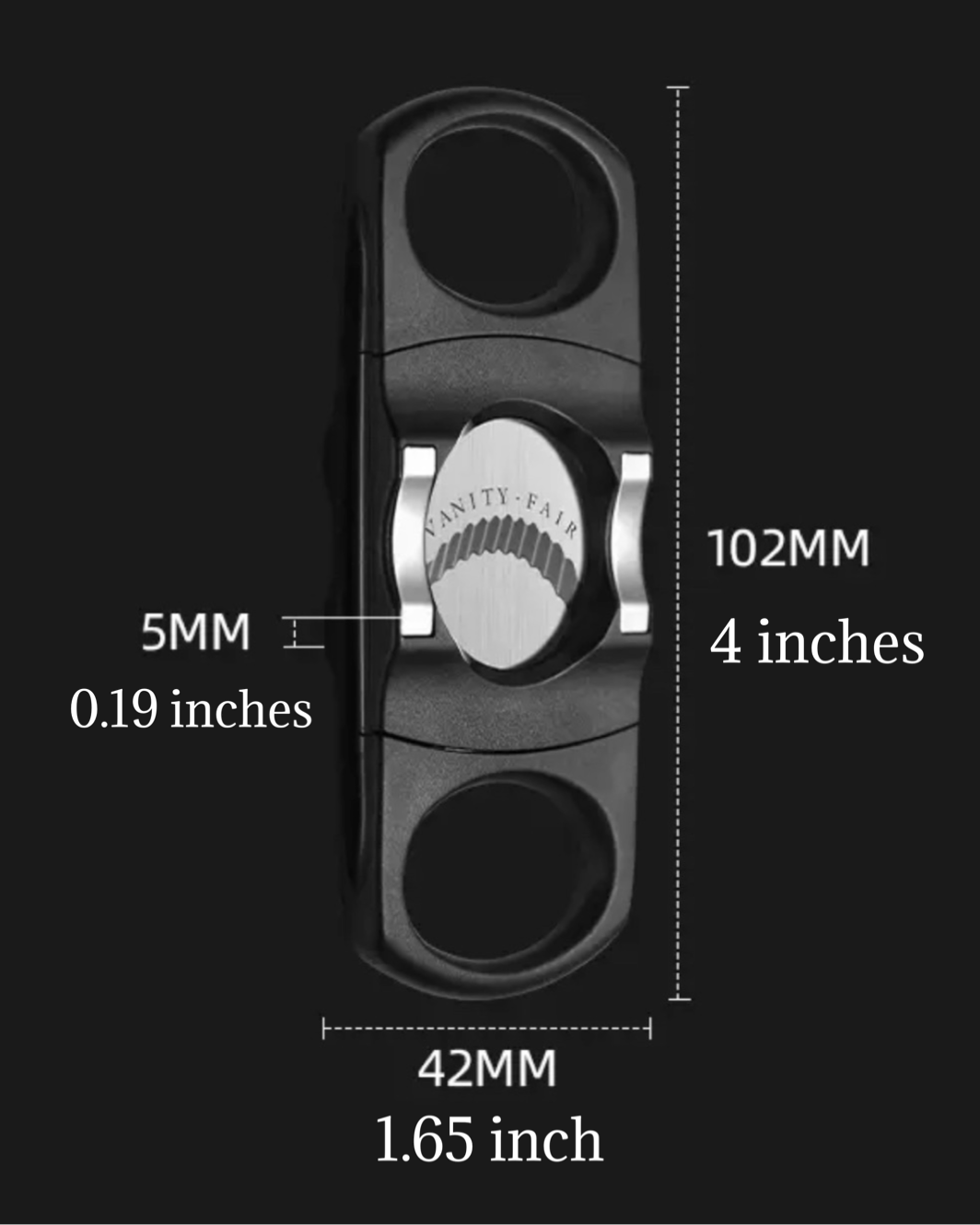 Clubs and Sticks Double Guillotine Cigar Cutter