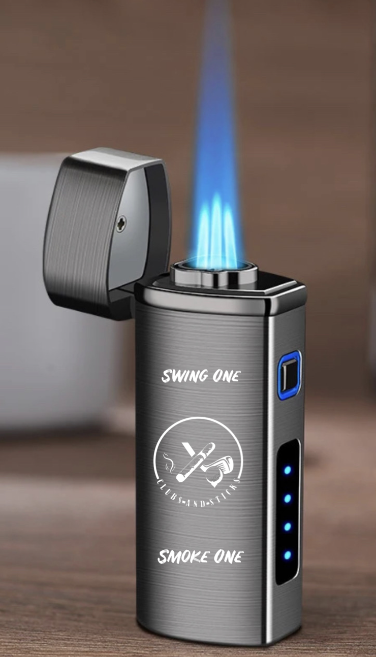 Clubs and Sticks 3 Jet Butane Electric Lighter
