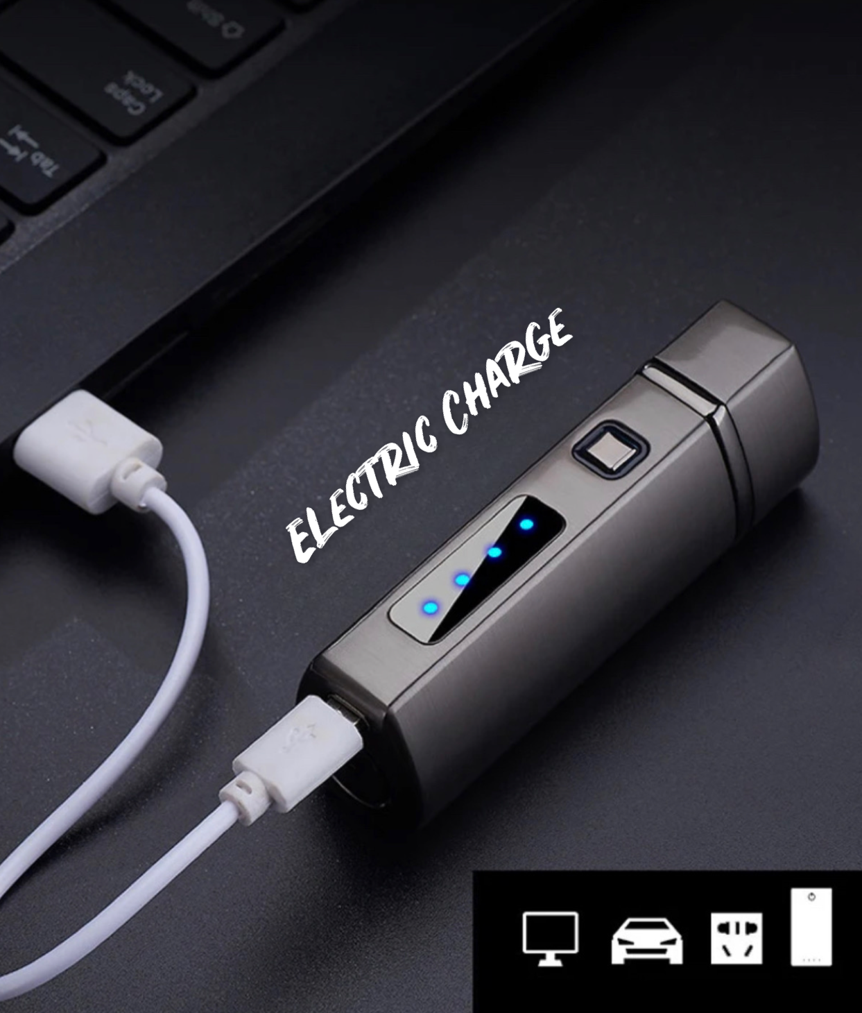 Clubs and Sticks 3 Jet Butane Electric Lighter