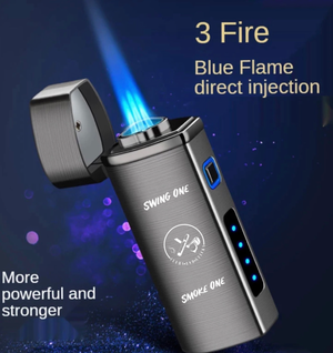 Clubs and Sticks 3 Jet Butane Electric Lighter