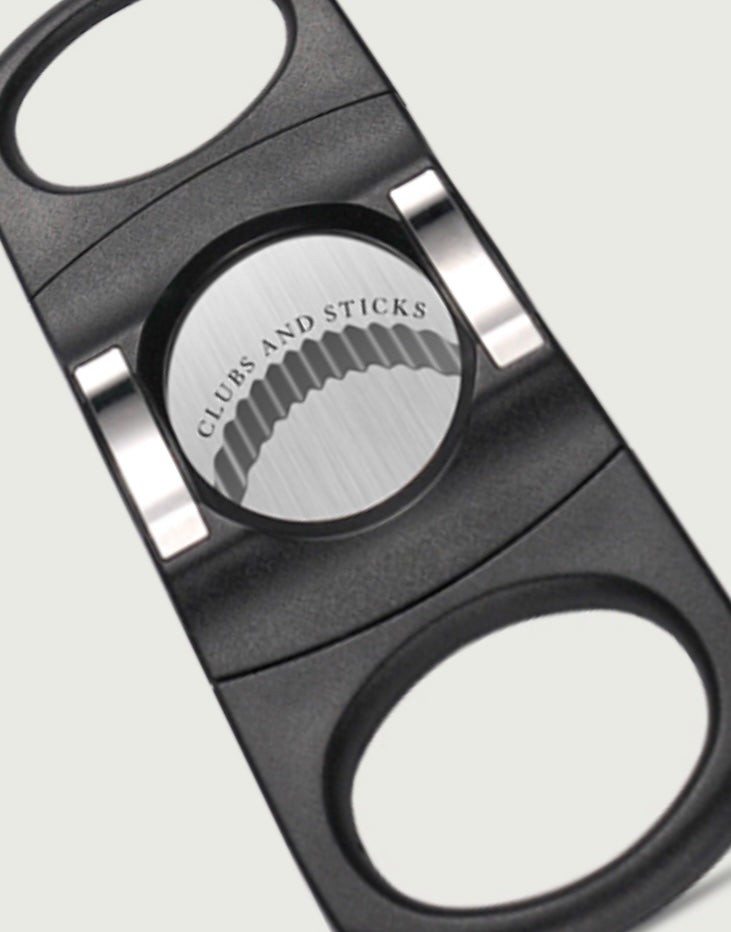 Clubs and Sticks Double Guillotine Cigar Cutter
