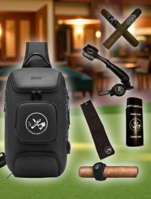 Swing One Smoke One Deluxe Bundle - Our Bestselling golf + cigar experience