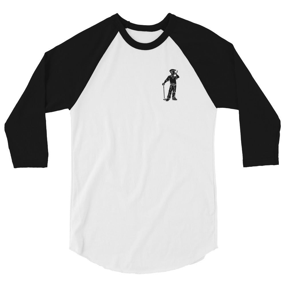 3/4 sleeve raglan Embroidered Cigar Golfer shirt