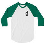 3/4 sleeve raglan Embroidered Cigar Golfer shirt