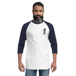 3/4 sleeve raglan Embroidered Cigar Golfer shirt
