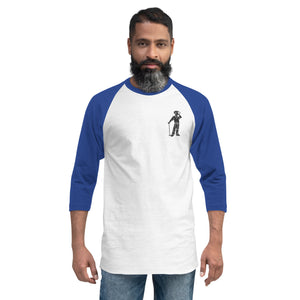 3/4 sleeve raglan Embroidered Cigar Golfer shirt