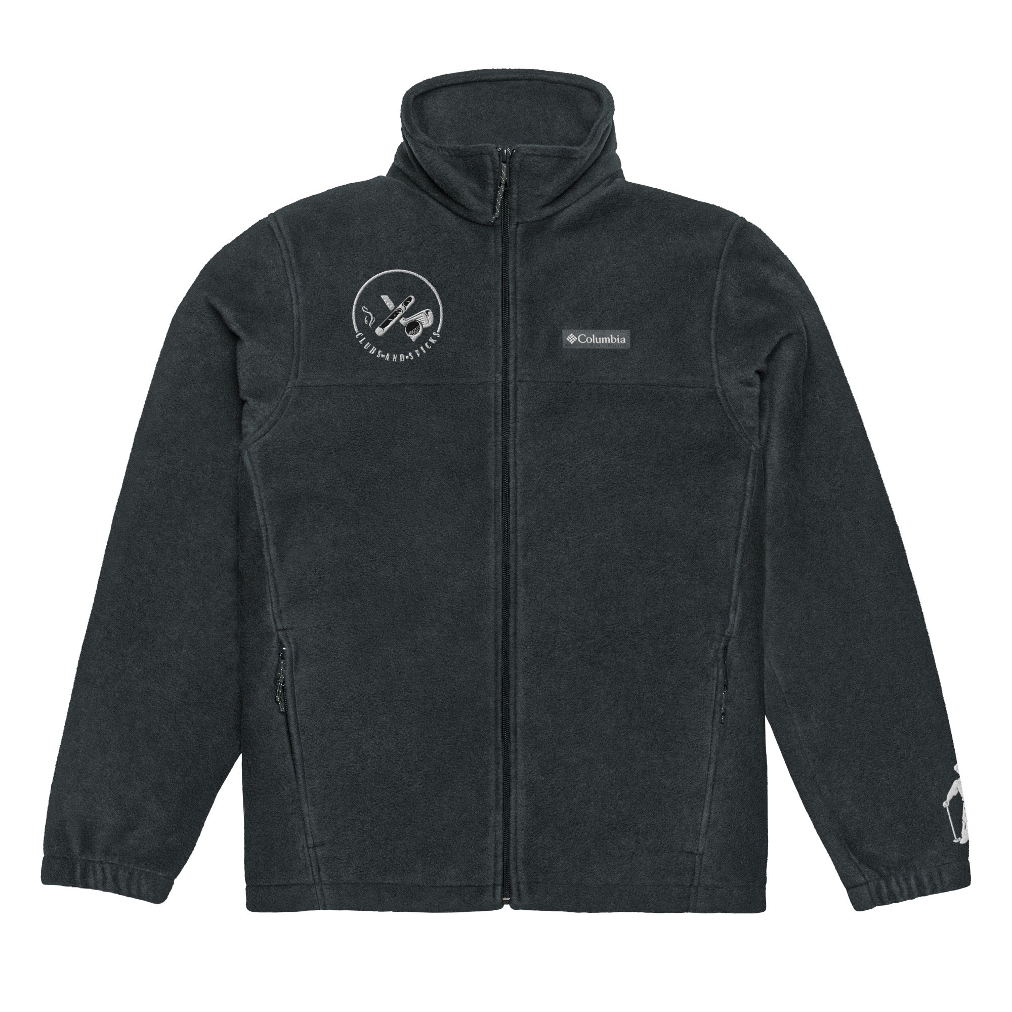 Clubs and Sticks Columbia fleece jacket