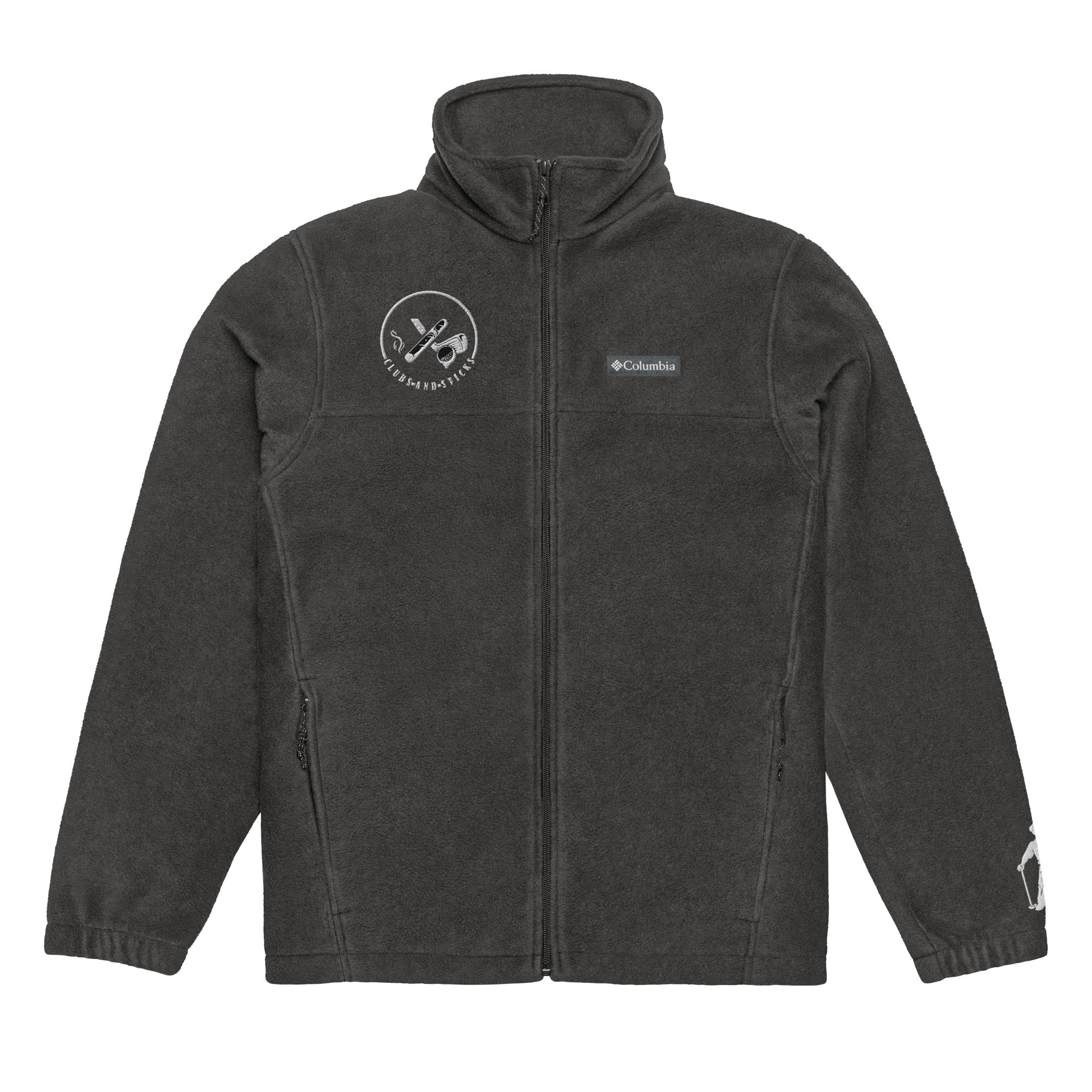 Clubs and Sticks Columbia fleece jacket
