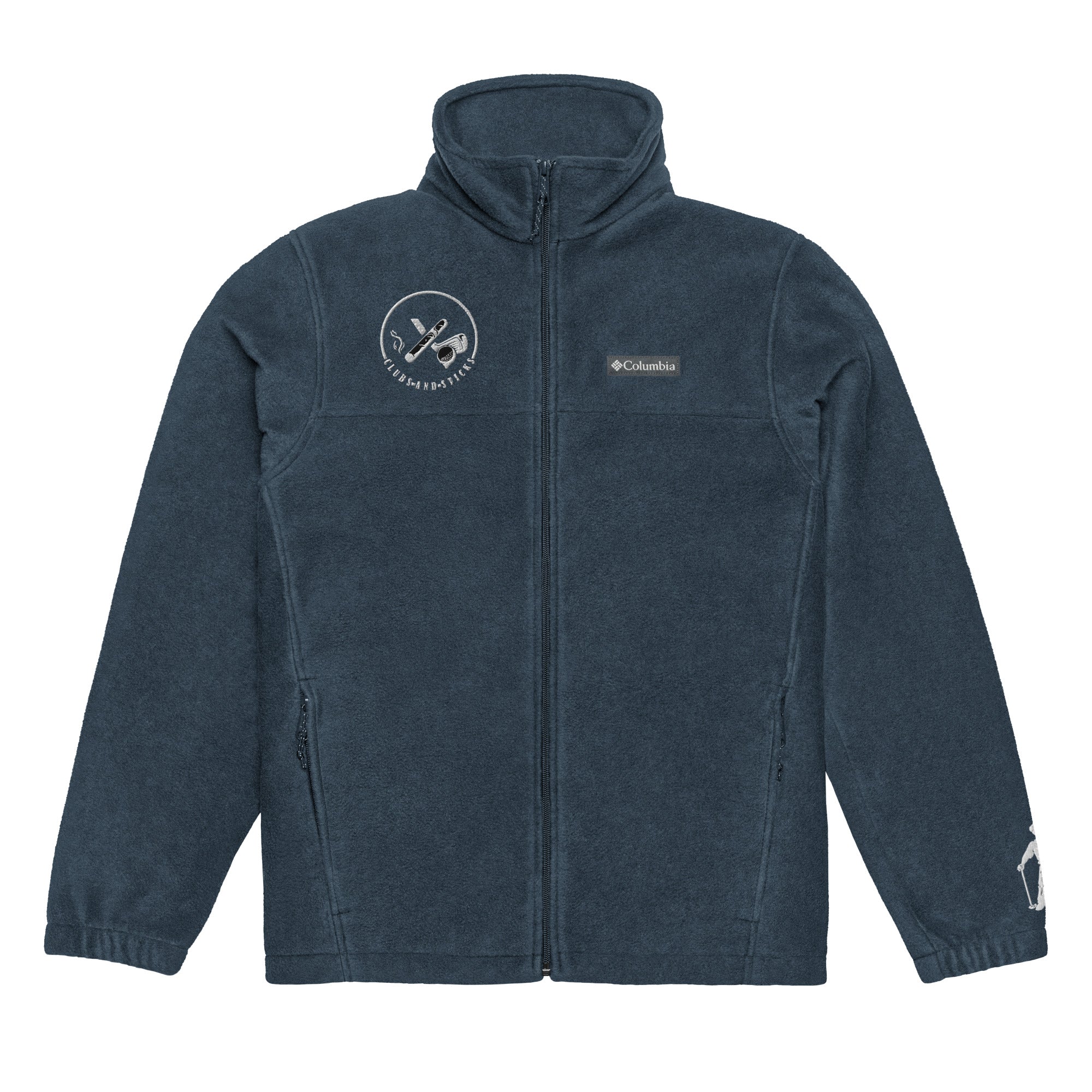 Clubs and Sticks Columbia fleece jacket