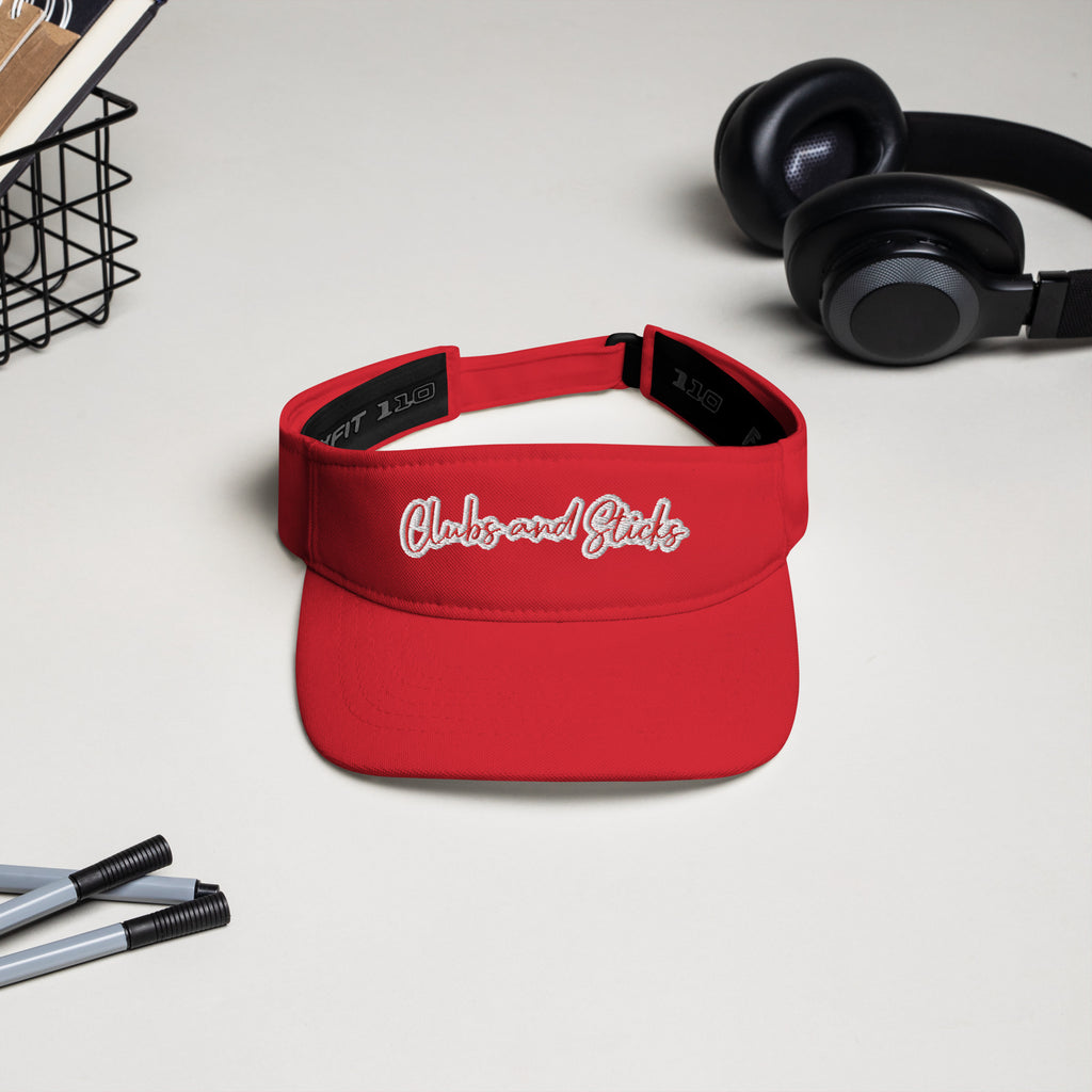 Clubs and Sticks Visor