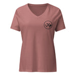 Clubs and Sticks Women’s relaxed v-neck t-shirt