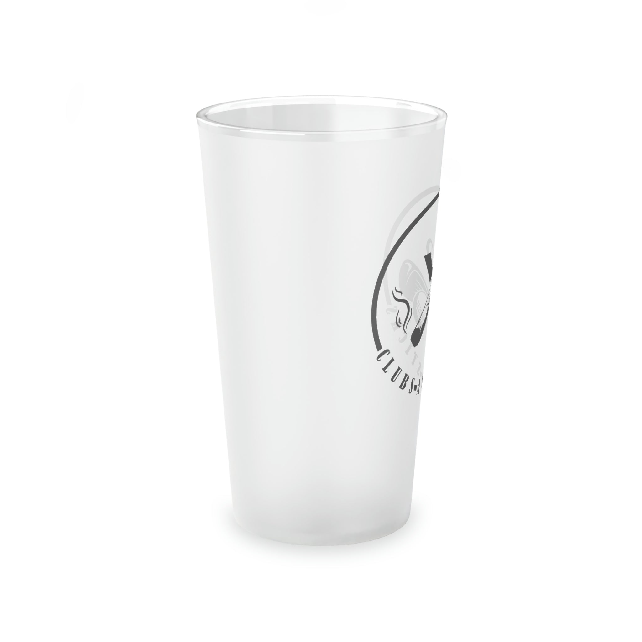Frosted Pint Glass, 16oz
