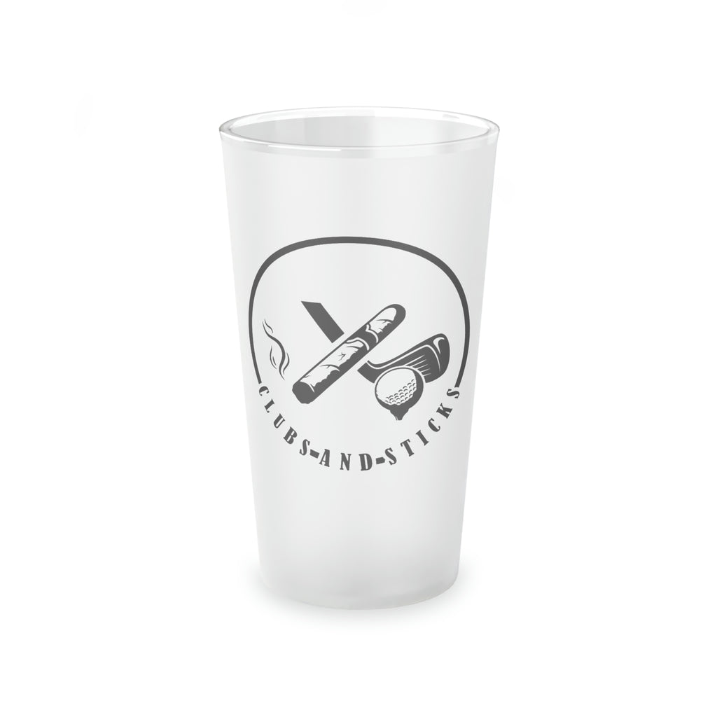 Frosted Pint Glass, 16oz