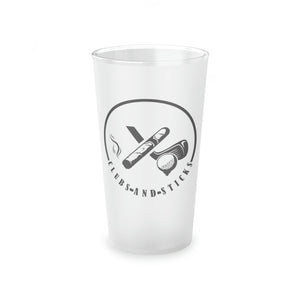 Frosted Pint Glass, 16oz