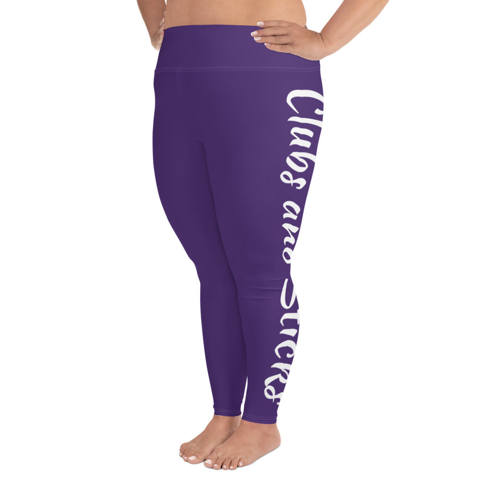 All-Over Print Plus Size Leggings