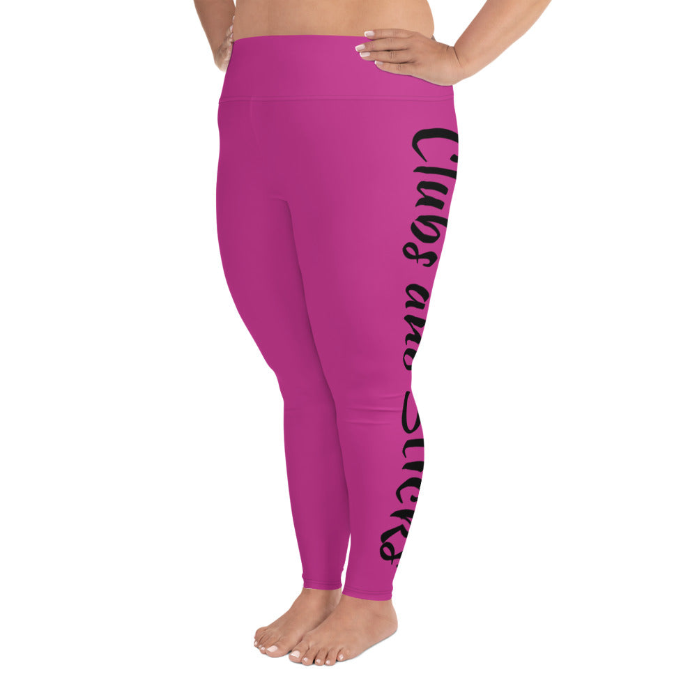 All-Over Print Plus Size Leggings