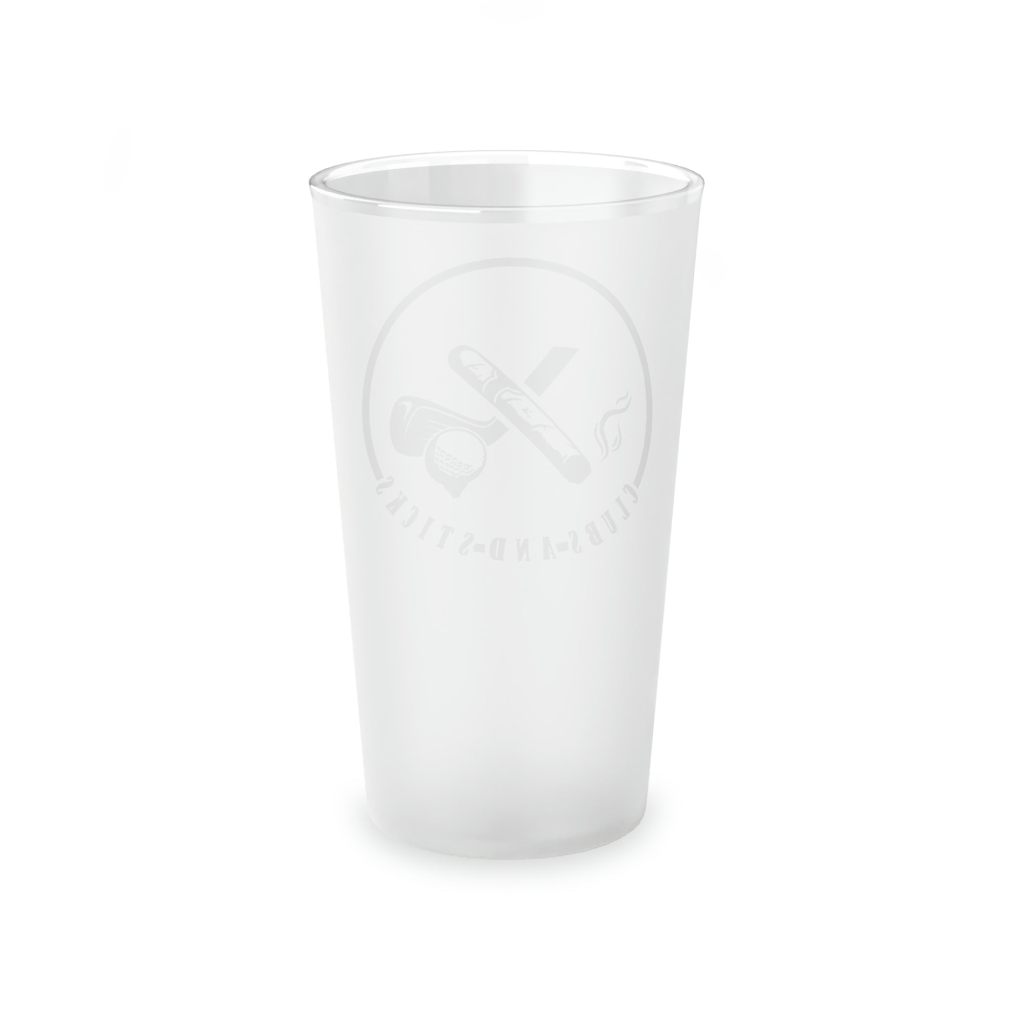 Frosted Pint Glass, 16oz