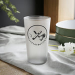 Frosted Pint Glass, 16oz