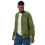 Clubs and Sticks Embroidered Bomber Jacket