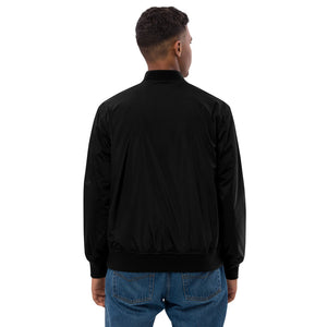 Clubs and Sticks Embroidered Bomber Jacket