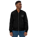 Clubs and Sticks Embroidered Bomber Jacket
