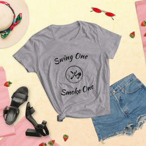 Swing One Smoke One Ladies sleeve t-shirt