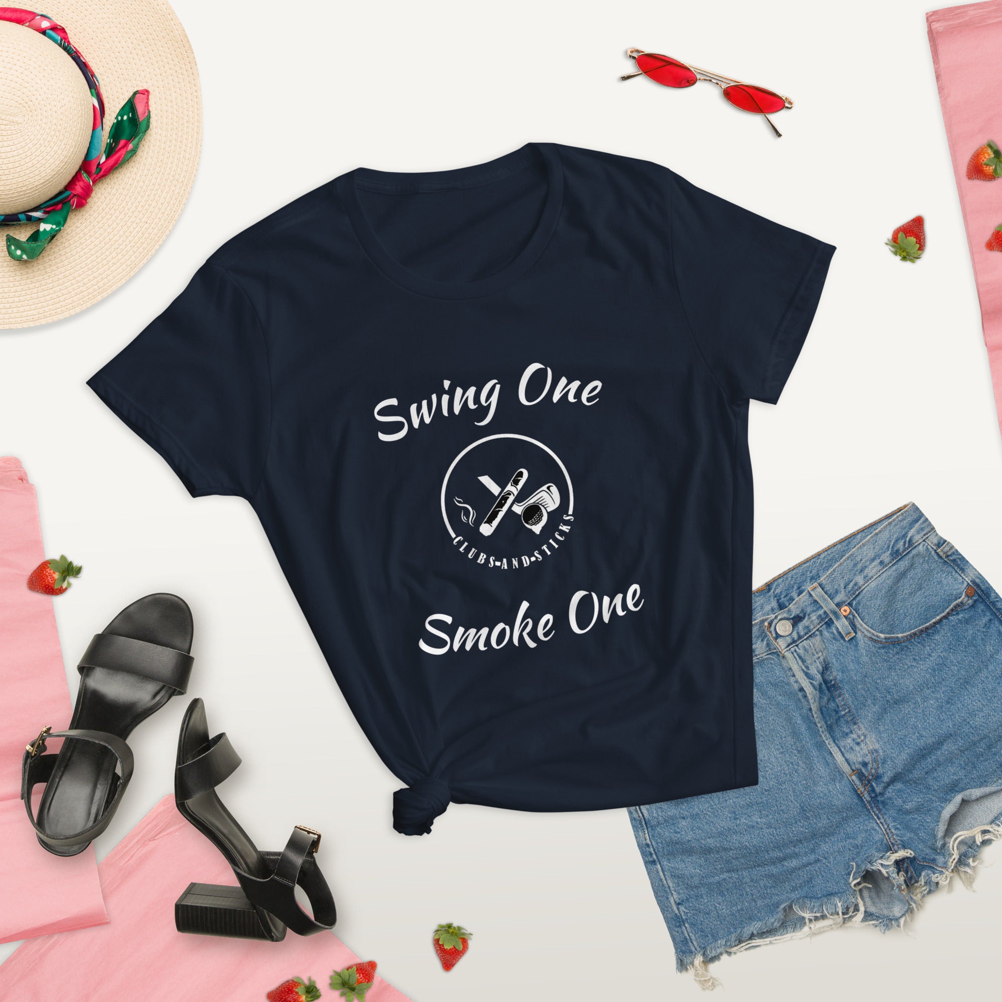 Swing One Smoke One Ladies short sleeve t-shirt