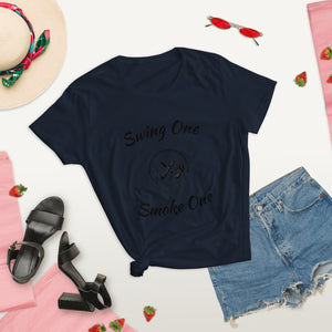 Swing One Smoke One Ladies sleeve t-shirt