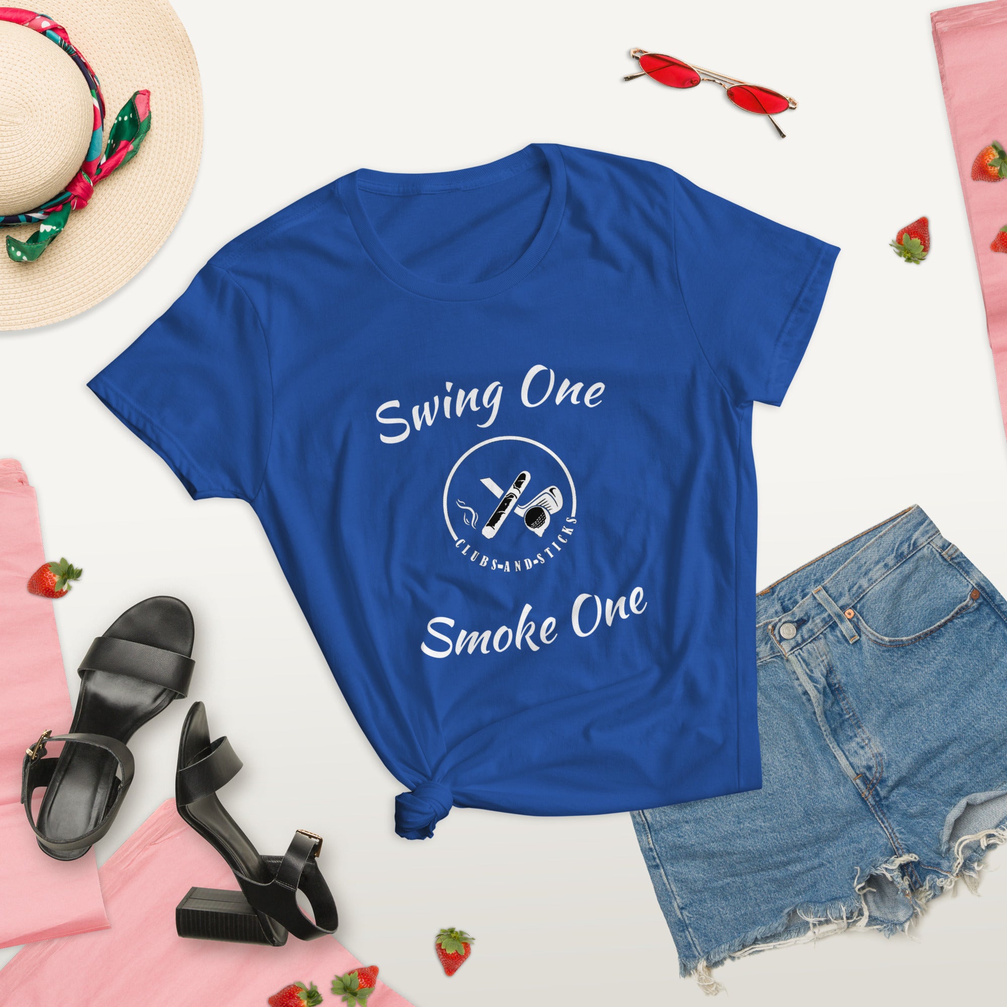 Swing One Smoke One Ladies short sleeve t-shirt