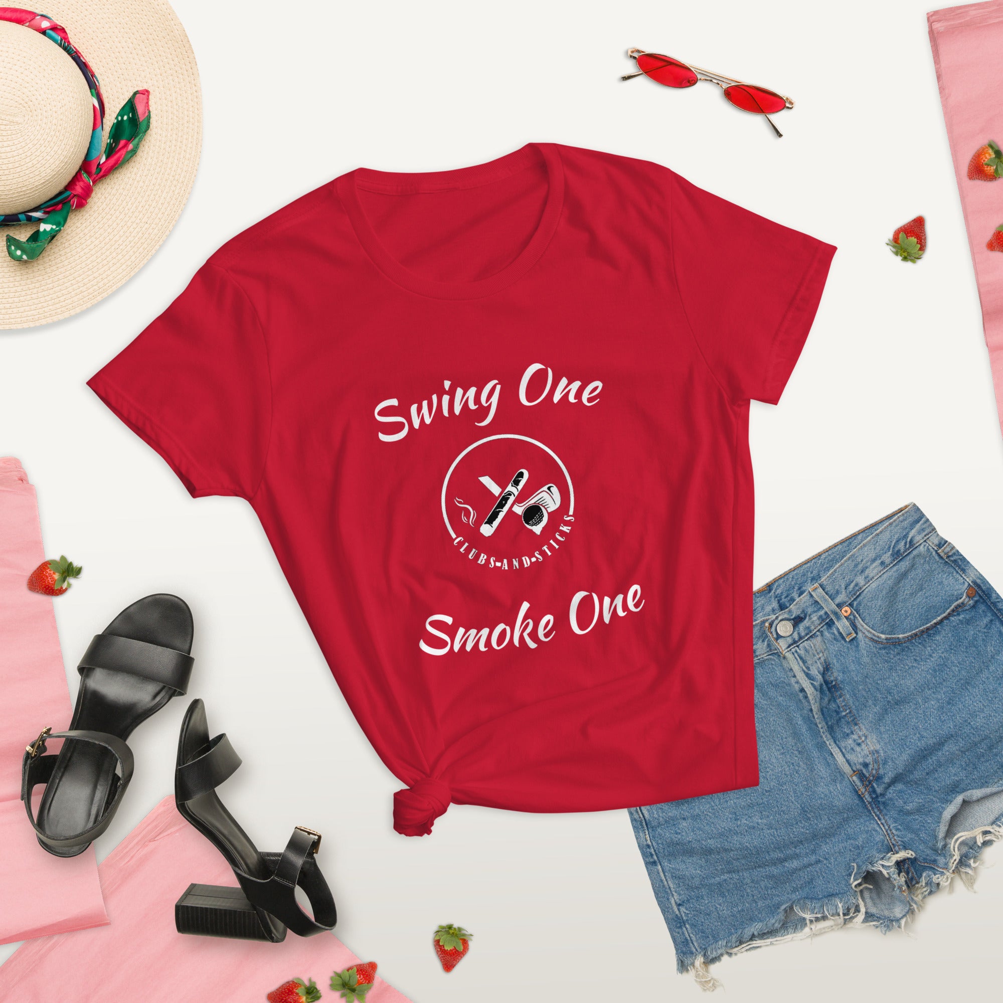 Swing One Smoke One Ladies short sleeve t-shirt
